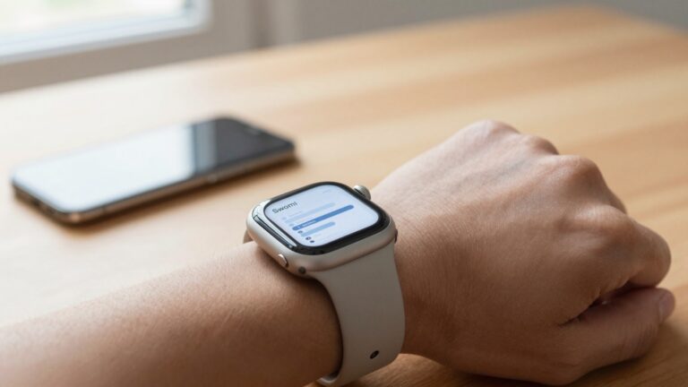 Apple Watch showing storage settings to free up space used by PDFs